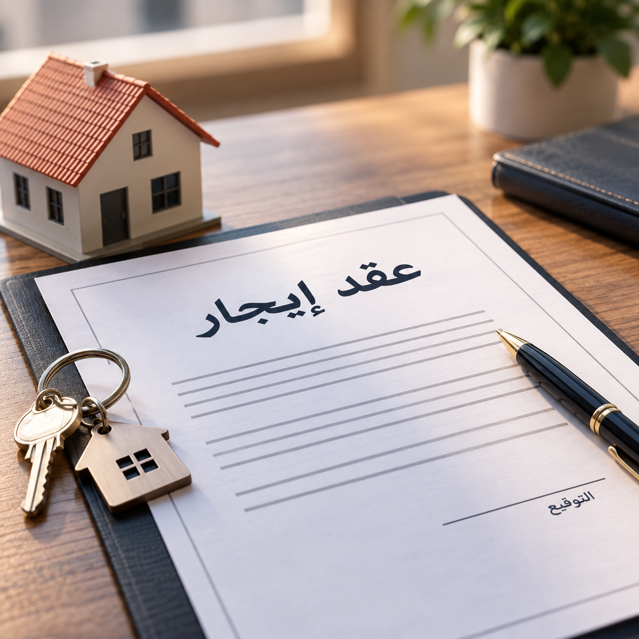 طلب تسجيل عقد إيجار